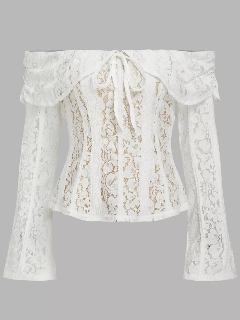 ZEYA - Matilda Off - Shoulder Lace Top