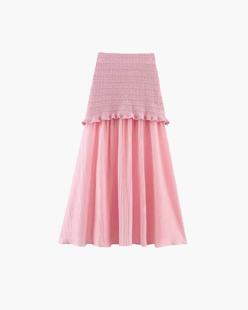 ZEYA - Maxine Knitted Tank Pleated Skirt Set