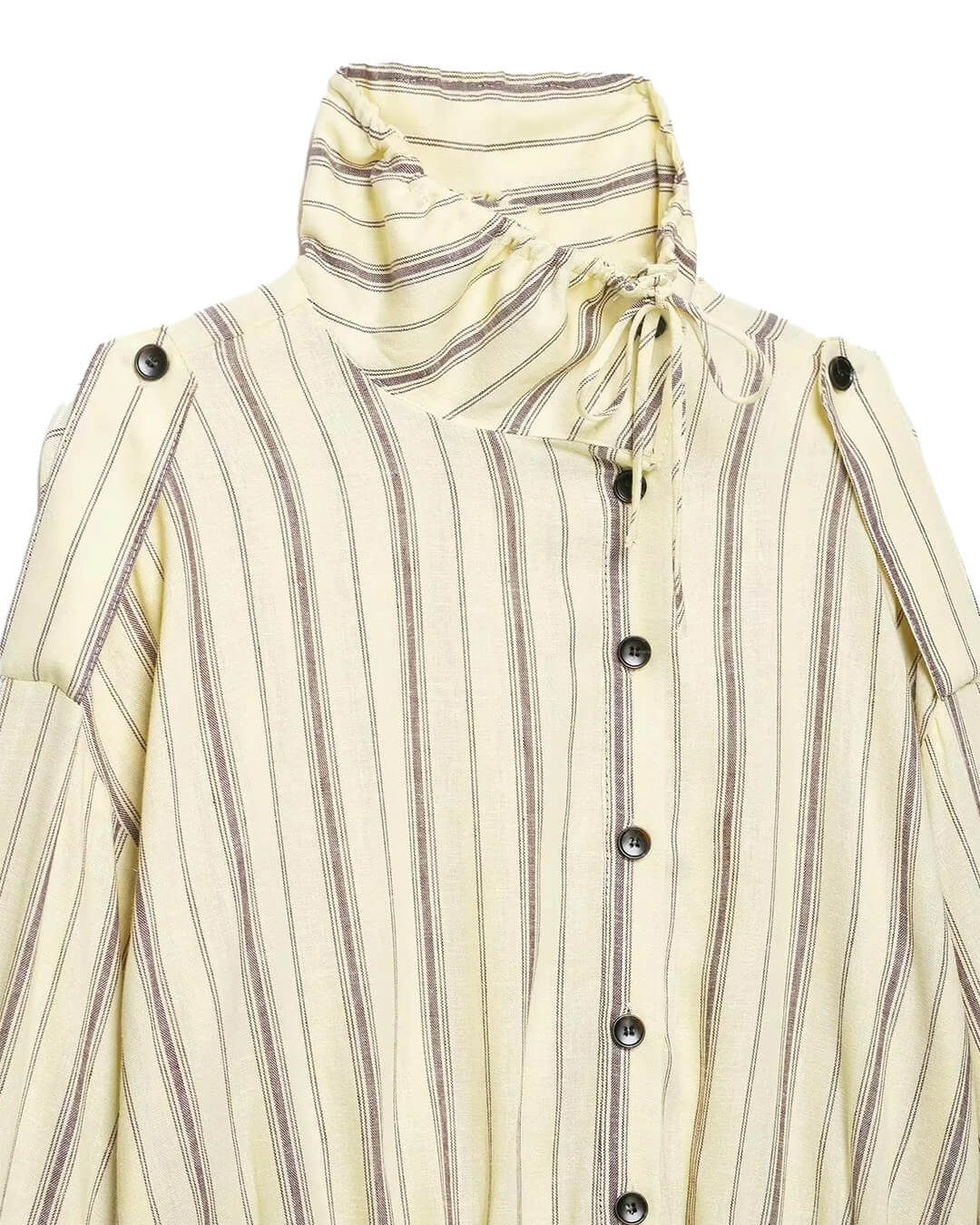 ZEYA - Melanie Striped Stand Collar Jacket