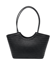 Leona Woven Faux Leather Bag
