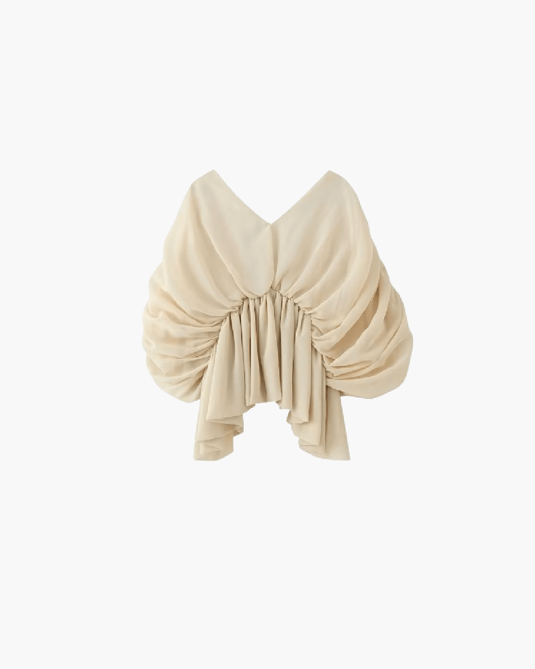 ZEYA - Miriam Draped Chiffon Top