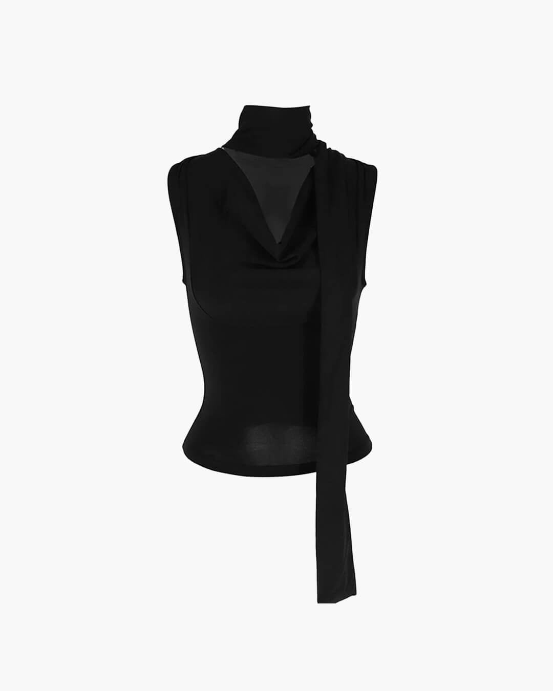 ZEYA - Natasha Tie - Up Sleeveless Top