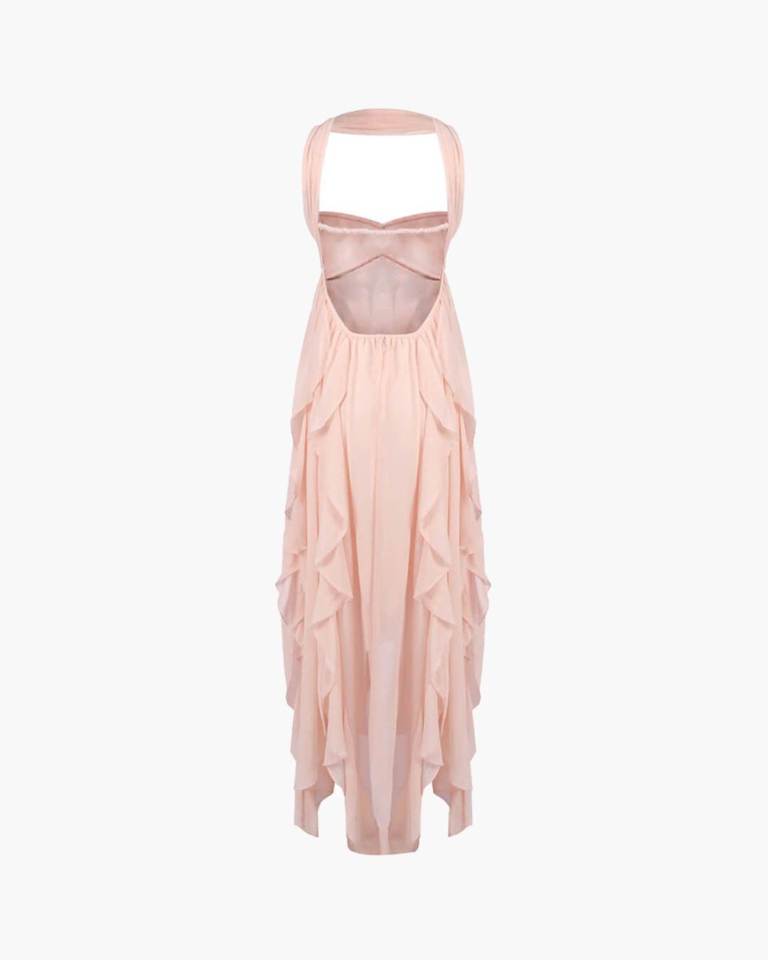 ZEYA - Nela Strapless Ruffled Maxi Dress