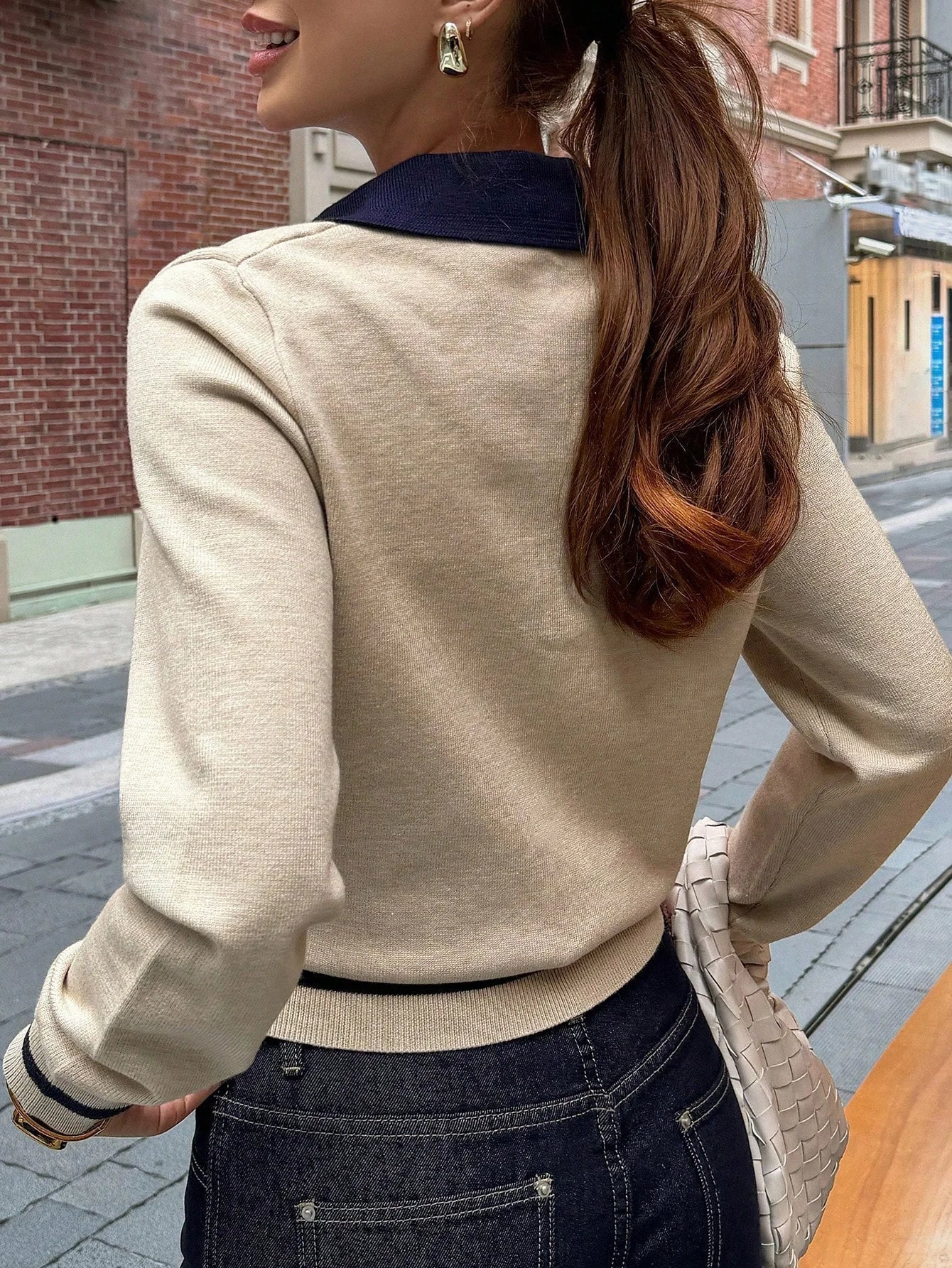 ZEYA - Nina Color Block Knit Polo
