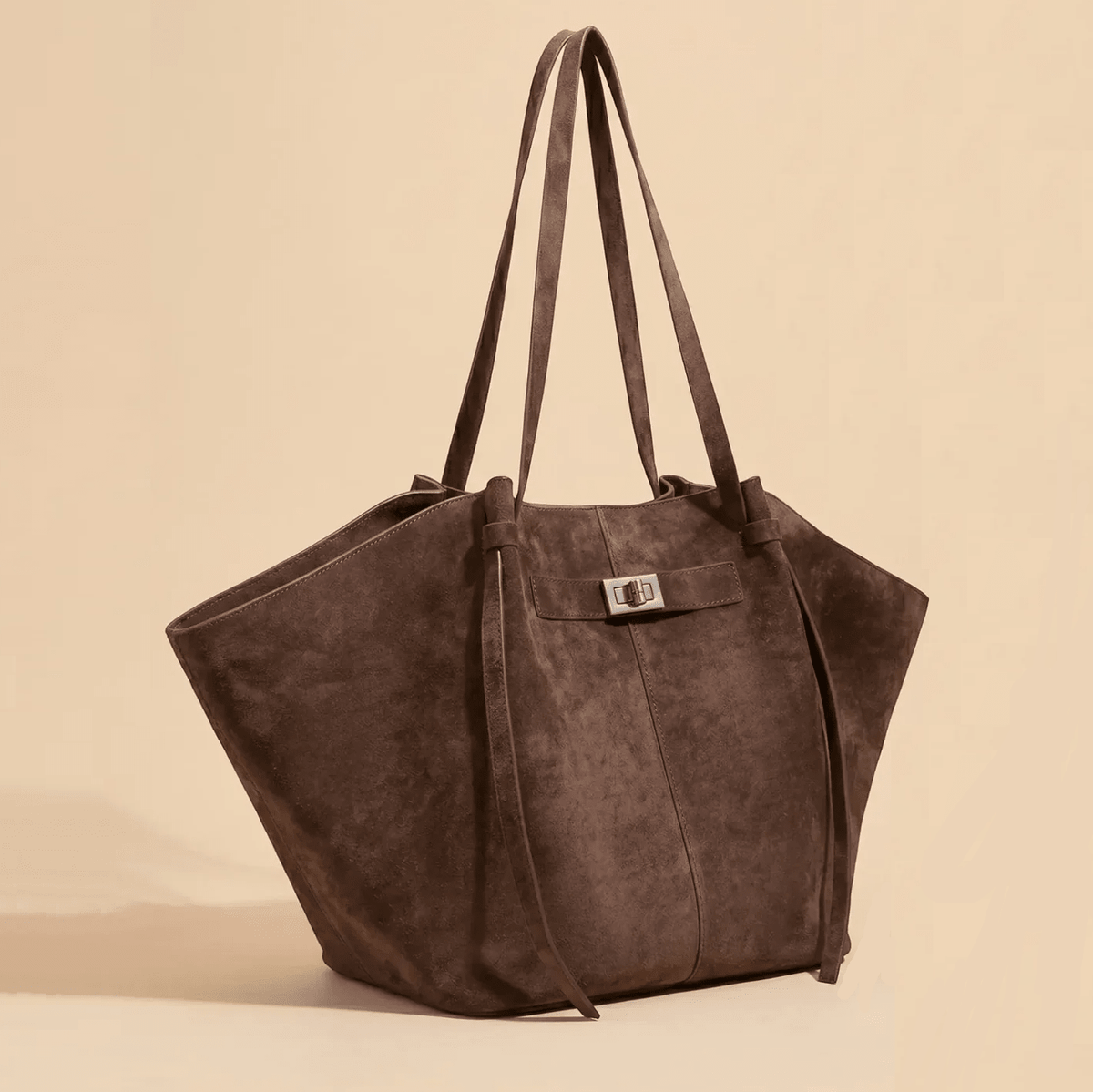 ZEYA - Nora Bat-Wing Suede Tote Bag