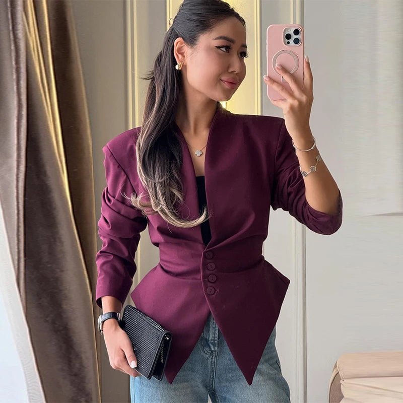 ZEYA - Patricia Structured Cinched Blazer
