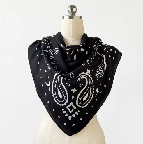 Reese Bandana Tricoté Motif Paisley