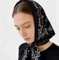 Reese Paisley Knitted Bandana Scarf