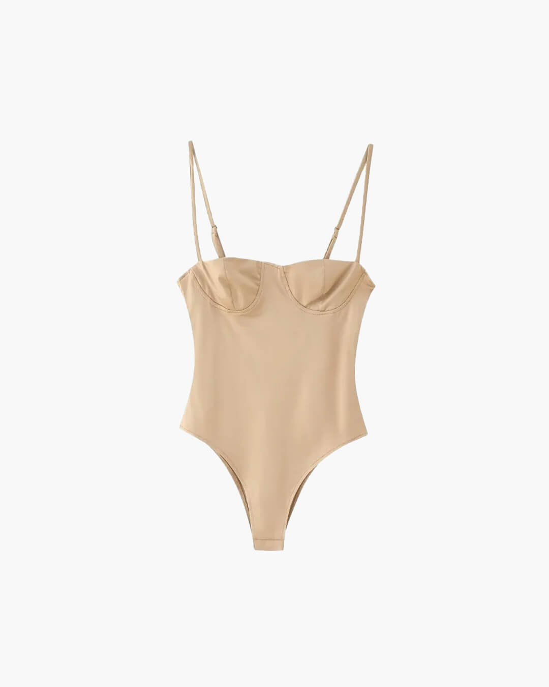 ZEYA - Rina Satin Camisole Bodysuit