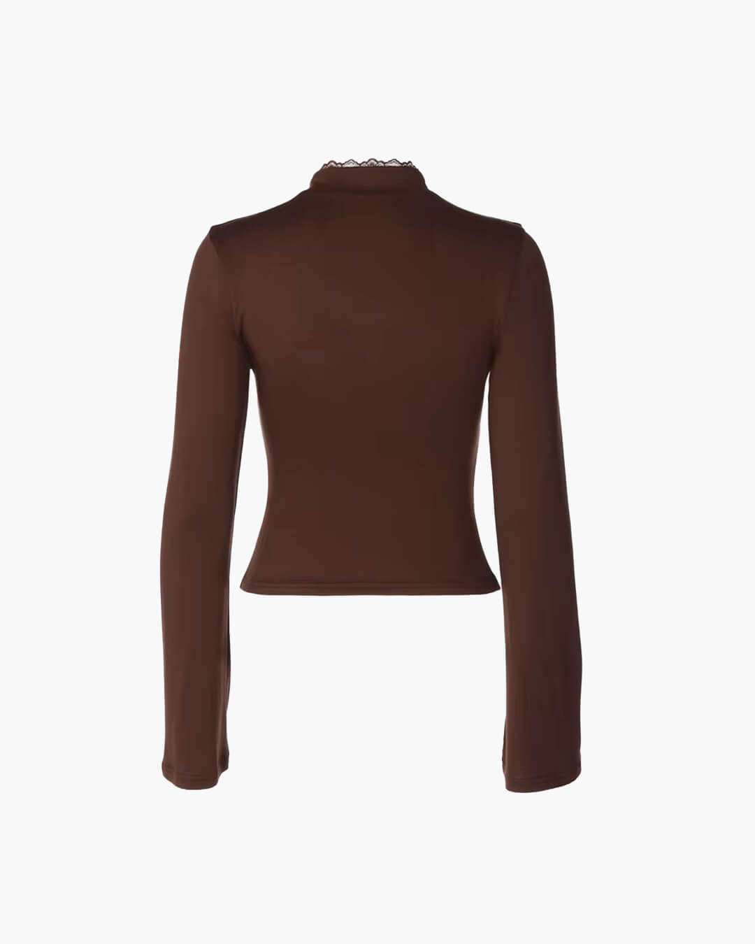 ZEYA - Rose High Neck Keyhole Blouse