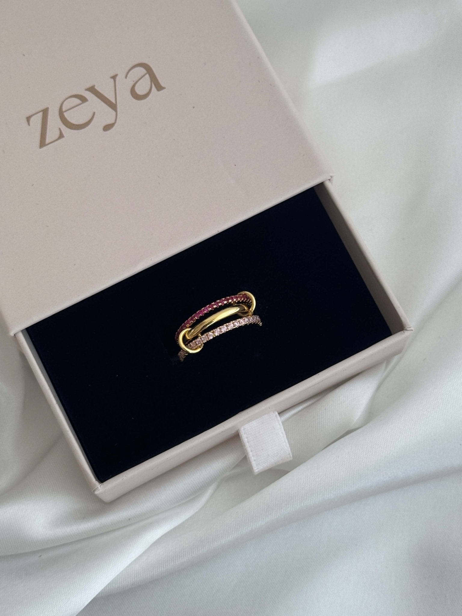 ZEYA - Rosy Pink Ring