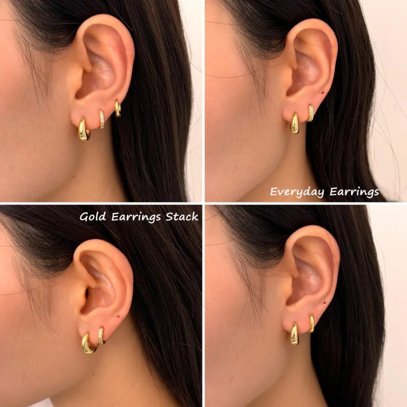 ZEYA - Sabel Hoop Piercing Set