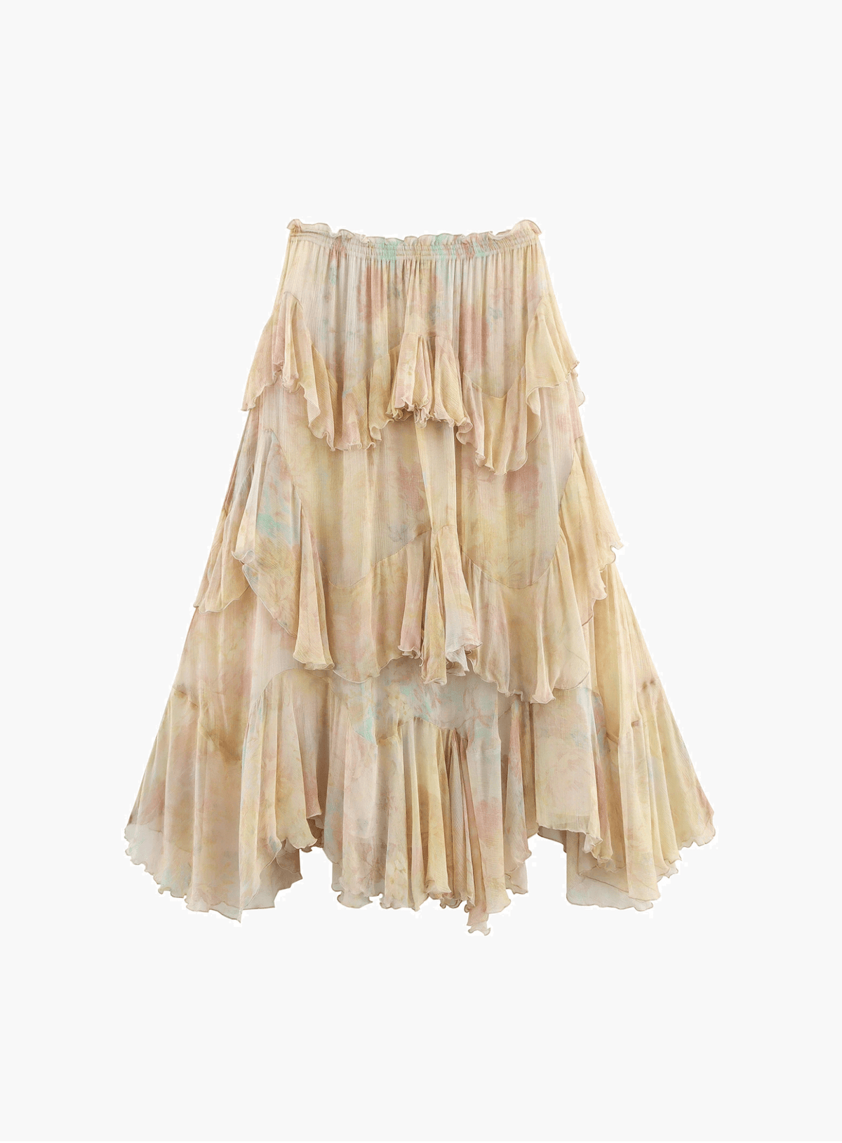 ZEYA - Sabine Tiered Boho Maxi Skirt