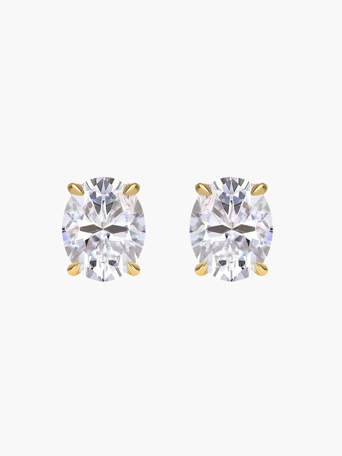 ZEYA - Sandra Oval Cut Zirconia Earrings