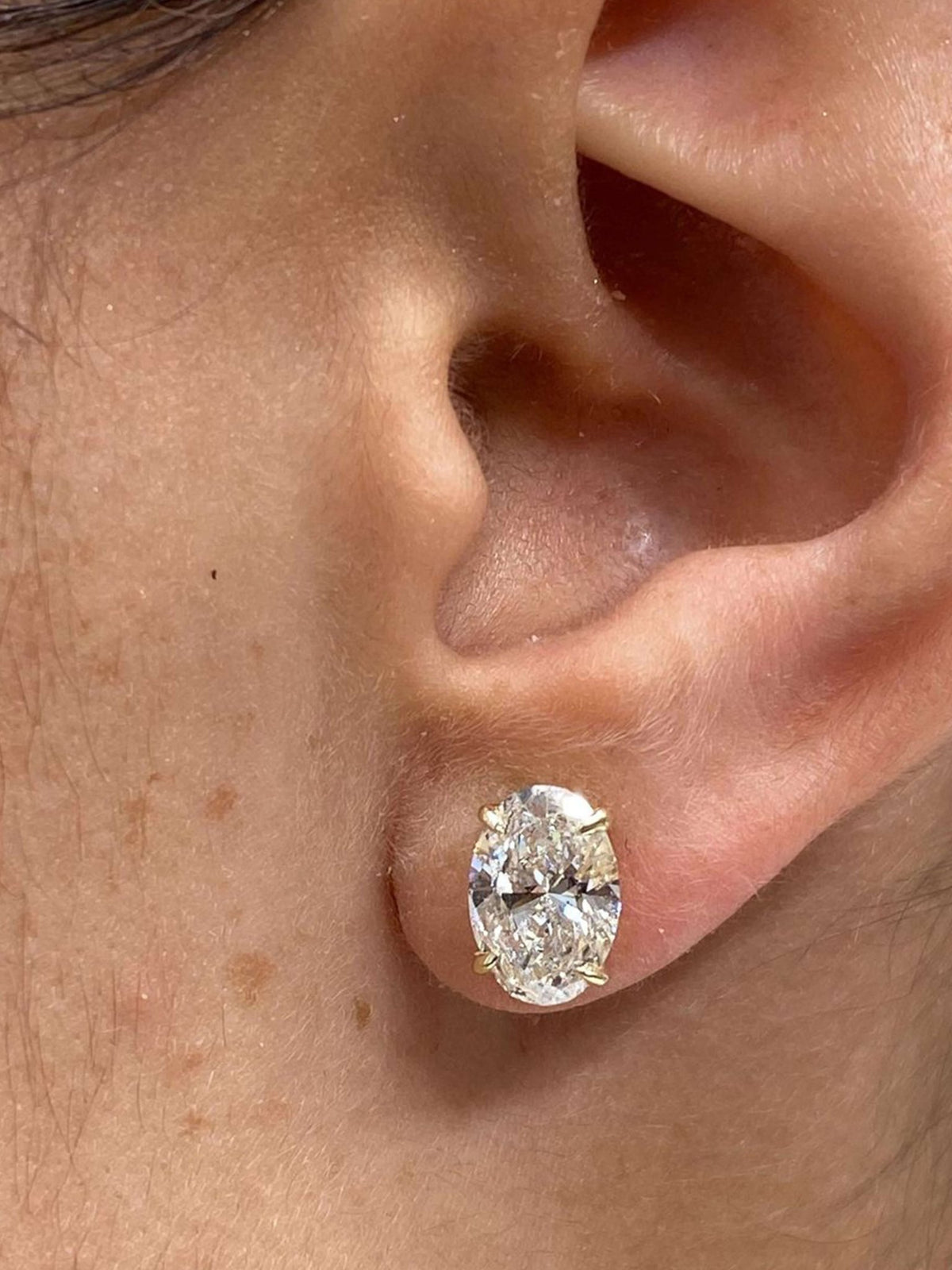 ZEYA - Sandra Oval Cut Zirconia Earrings