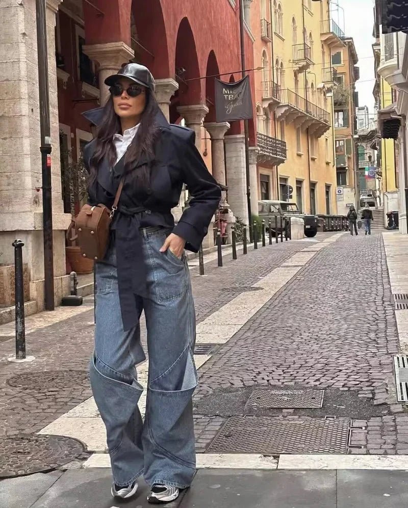 ZEYA - Sara Cropped Trench Coat