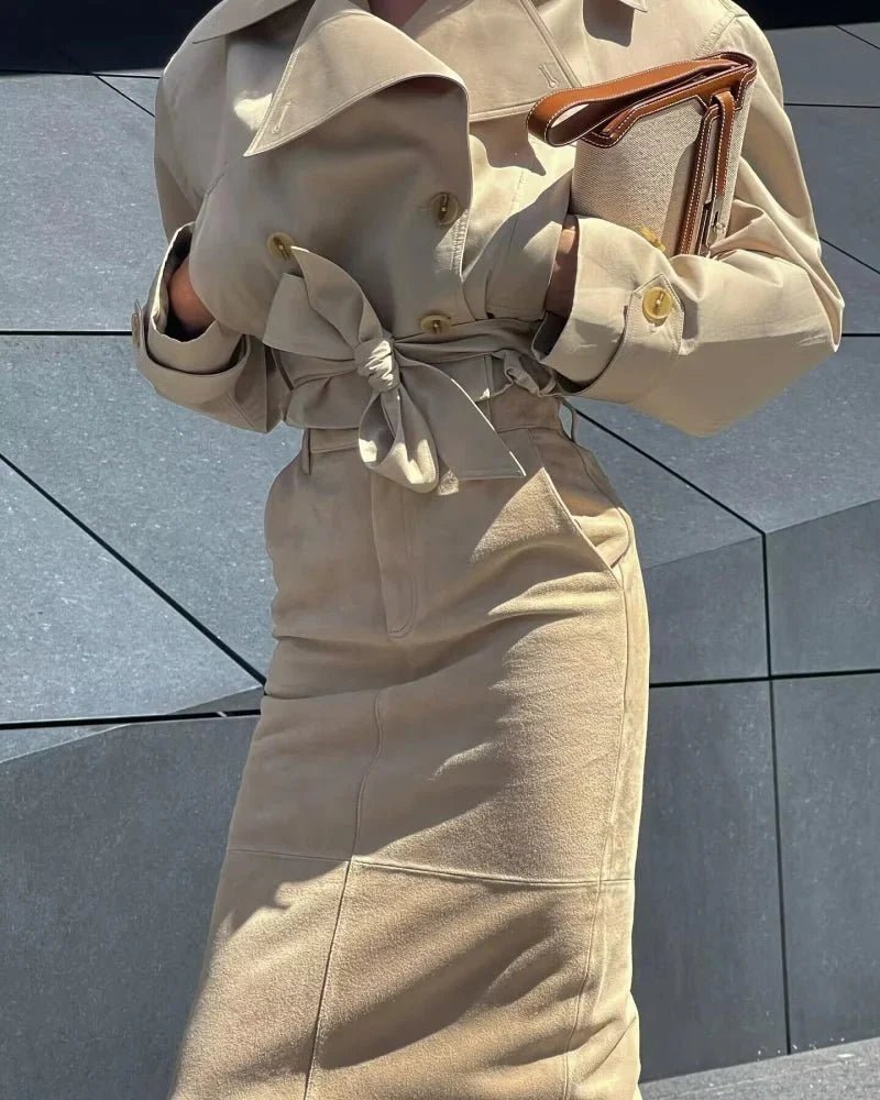 ZEYA - Sara Cropped Trench Coat