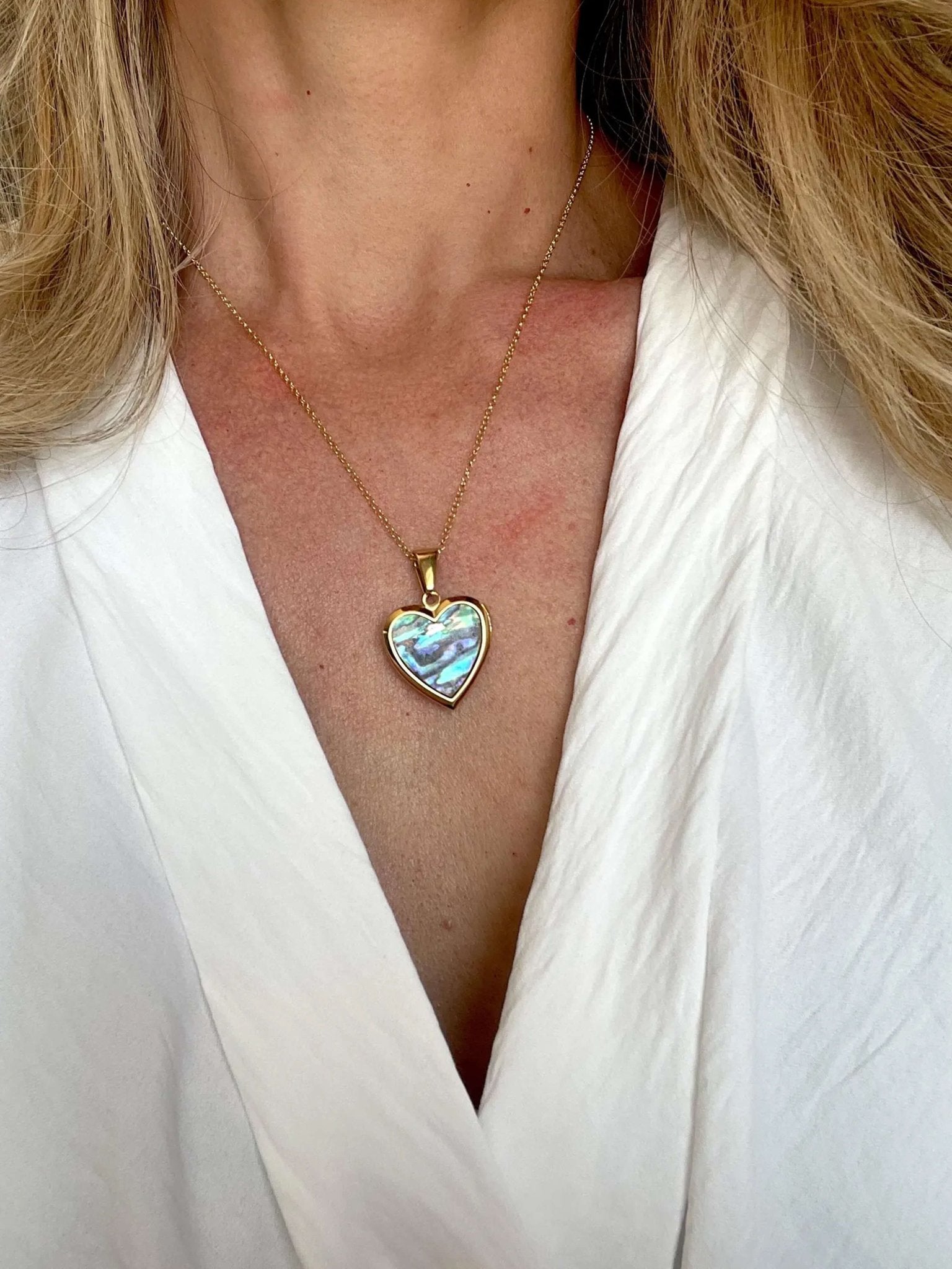 ZEYA - Selene Heart Locket Necklace