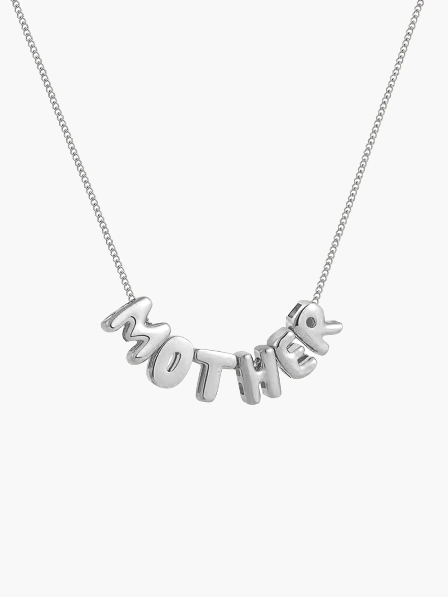 ZEYA - Shane Name Necklace - Custom 3D Bubble Letter Pendant for Women
