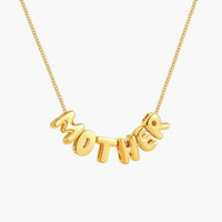 Custom 3D Bubble Name Necklace