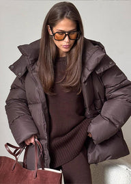 Sheila Detachable Hood Puffer Jacket