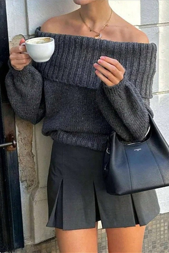 ZEYA - Siena Off - Shoulder Sweater