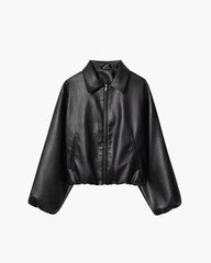 Nicole Bomber en Similicuir