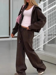 Monica Sweat à capuche Oversize Ensemble