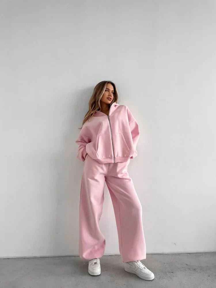 ZEYA - Sofia Oversized Hoodie Track Set