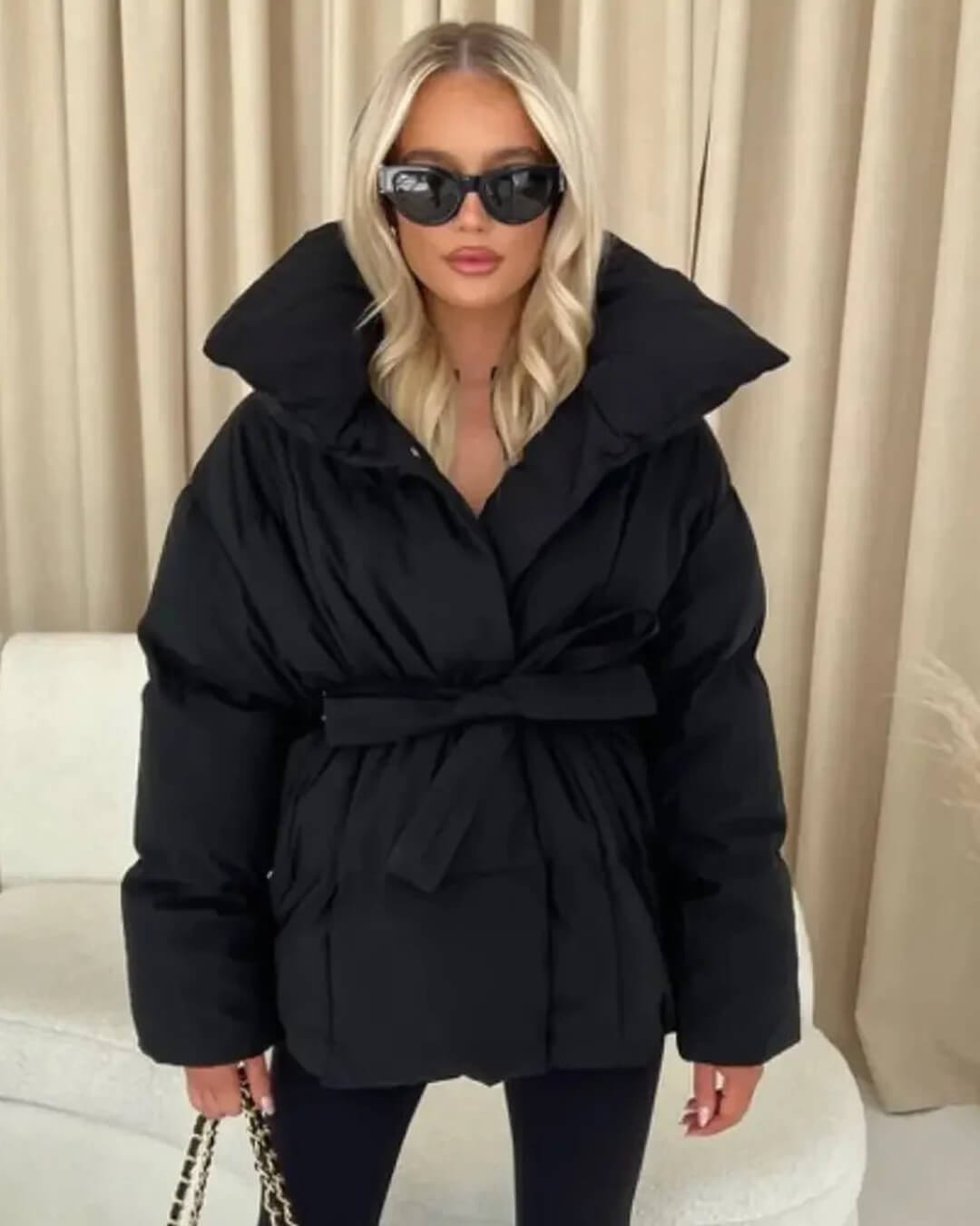 ZEYA - Sofie Stand - Up Collar Puffer Jacket