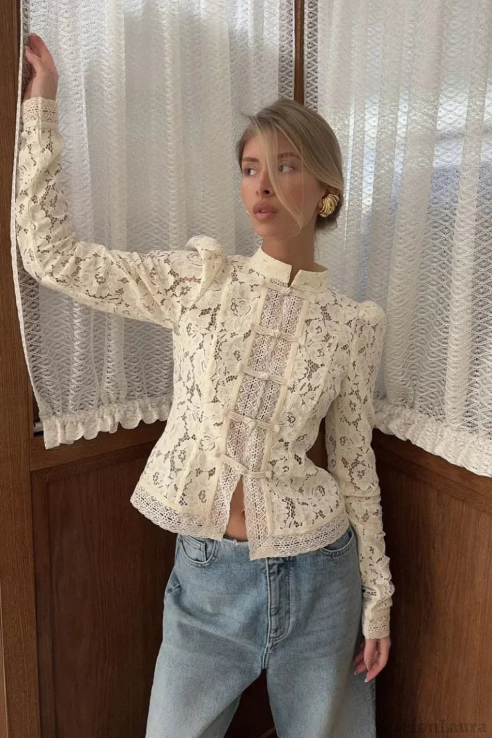 ZEYA - Sophia Elegant Lace Blouse