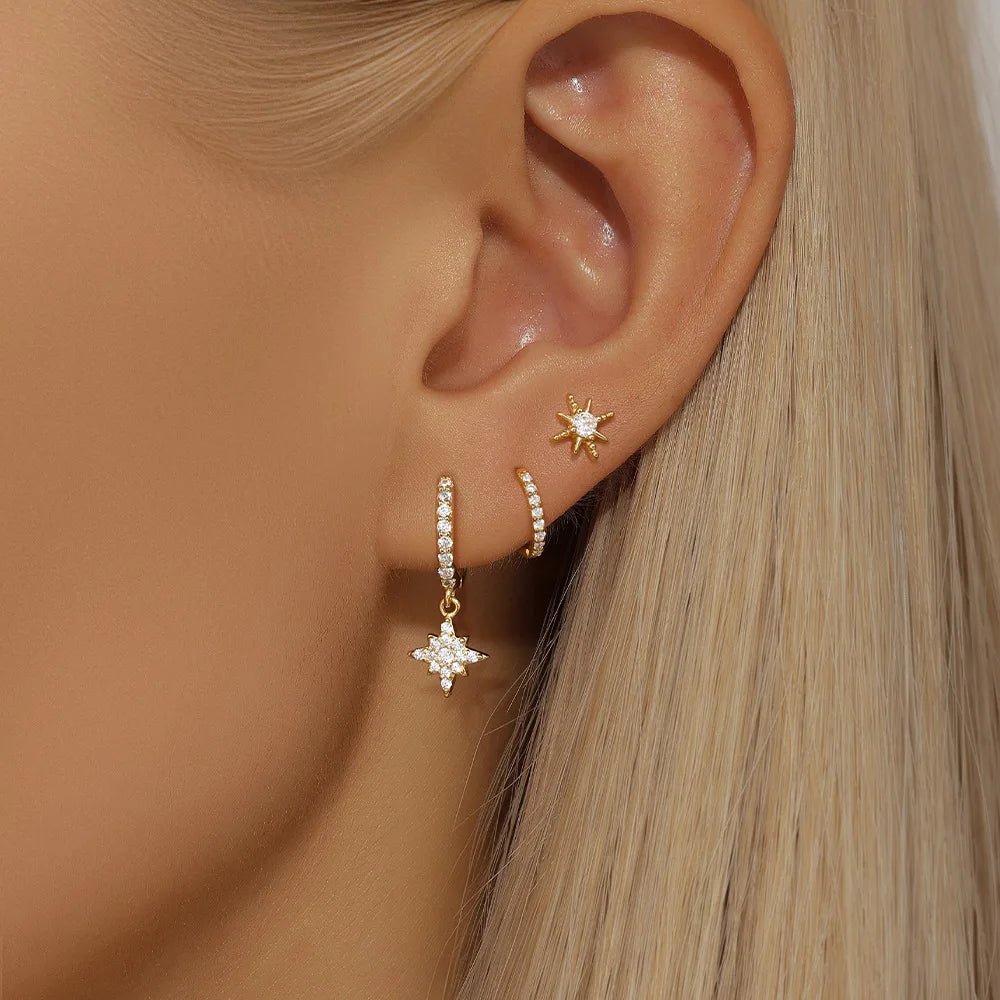 ZEYA - Stellar Sparkling Earring Set