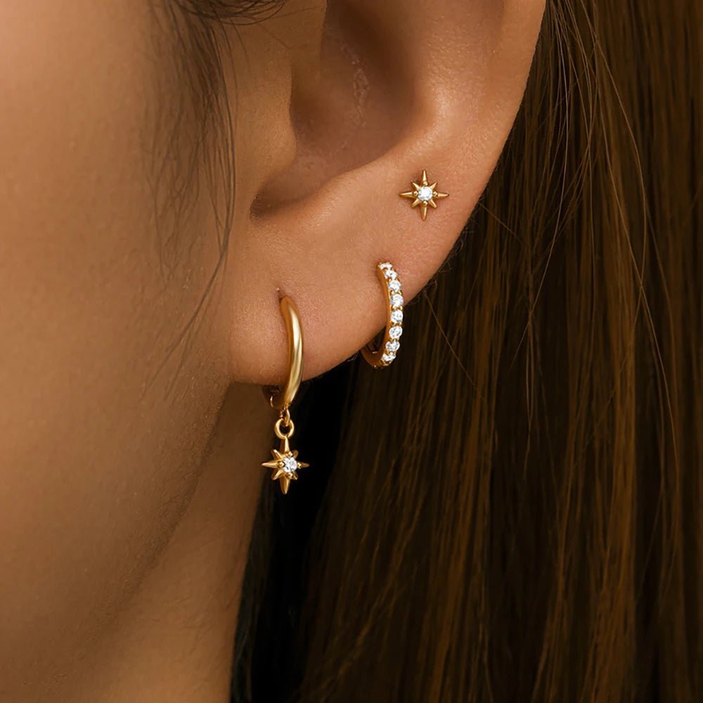 ZEYA - Stellar Sparkling Piercing Set