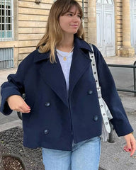 Suzy Manteau Court Croisé
