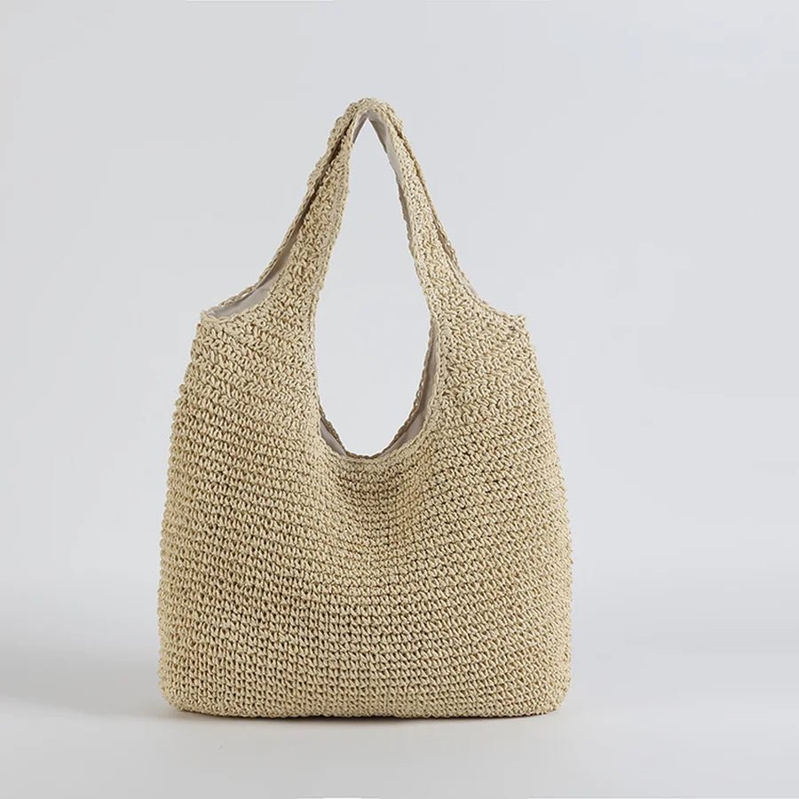 ZEYA - Svea Woven Rattan Tote Bag
