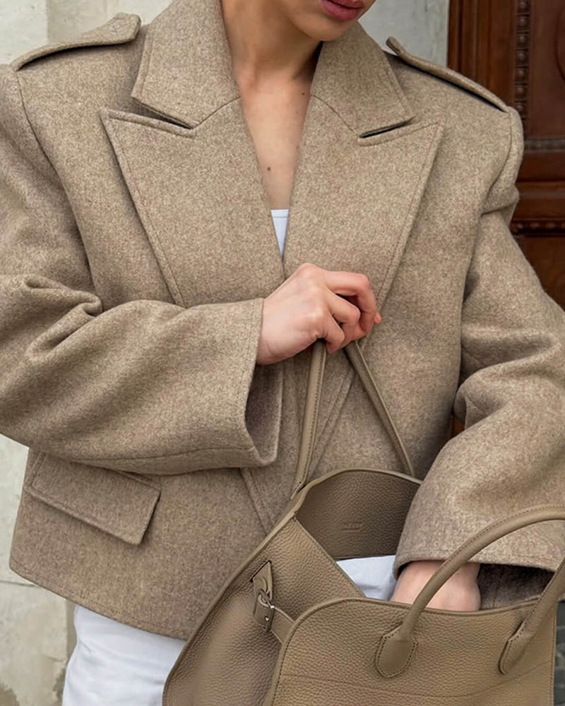 ZEYA - Tatiana Blazer with Shoulder Pads