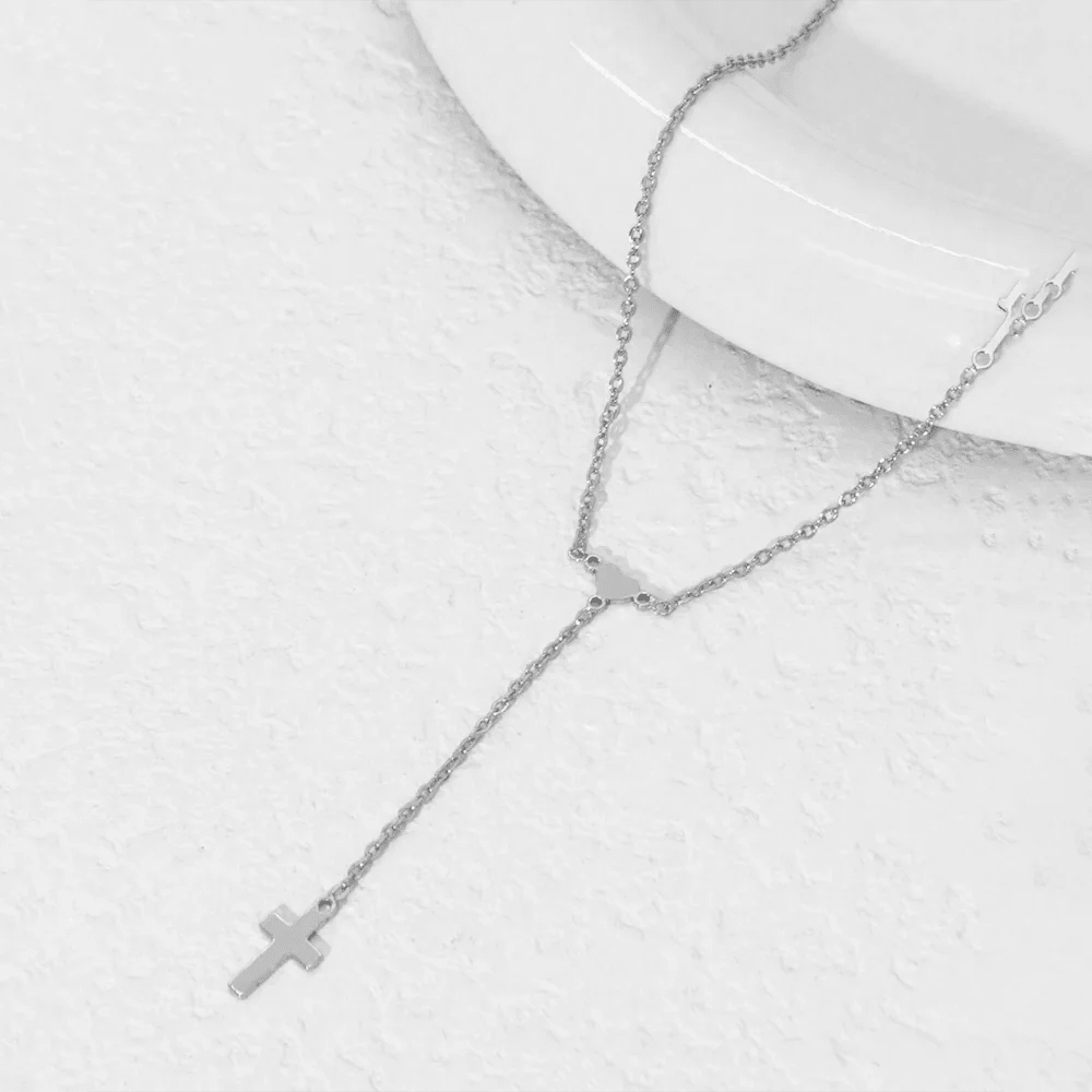ZEYA - Valencia Cross Pendant Necklace