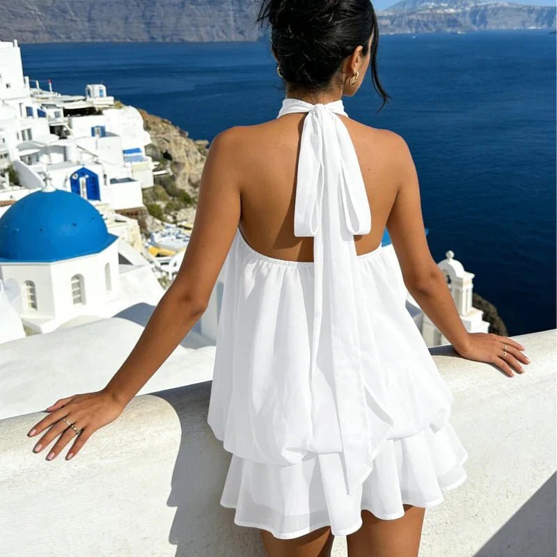 ZEYA - Viviana Halter Backless Mini Dress