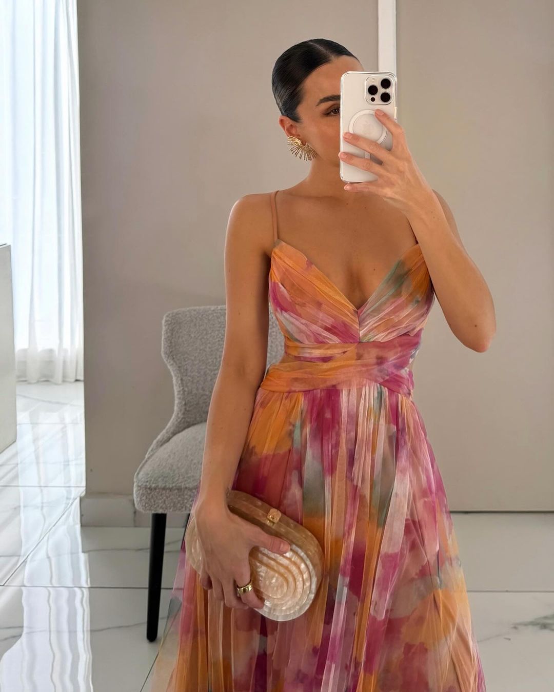 ZEYA - Vivien Floral Tulle Maxi Dress