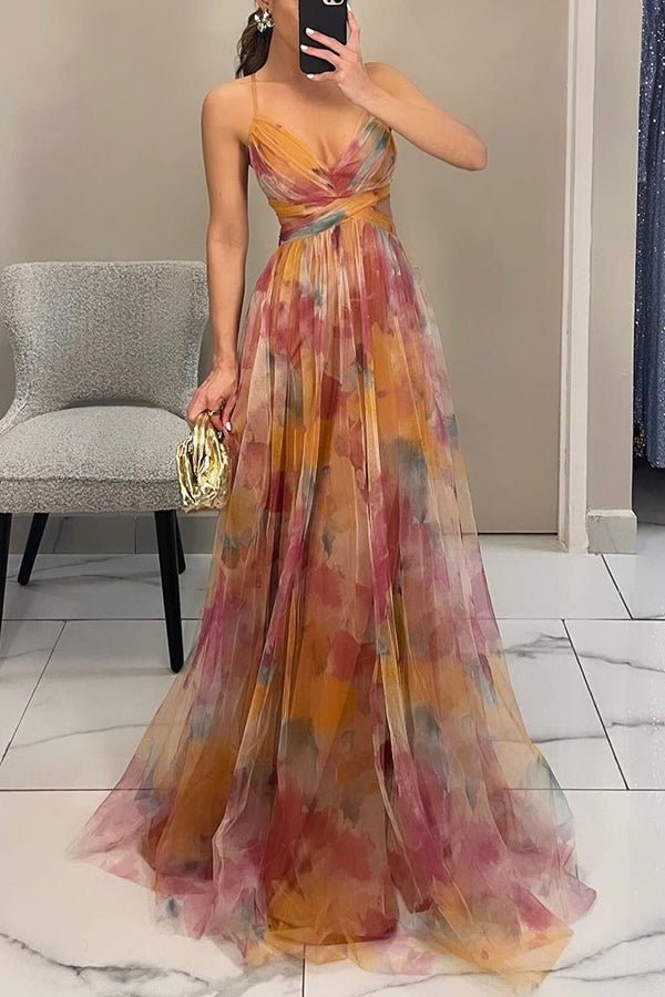 ZEYA - Vivien Floral Tulle Maxi Dress