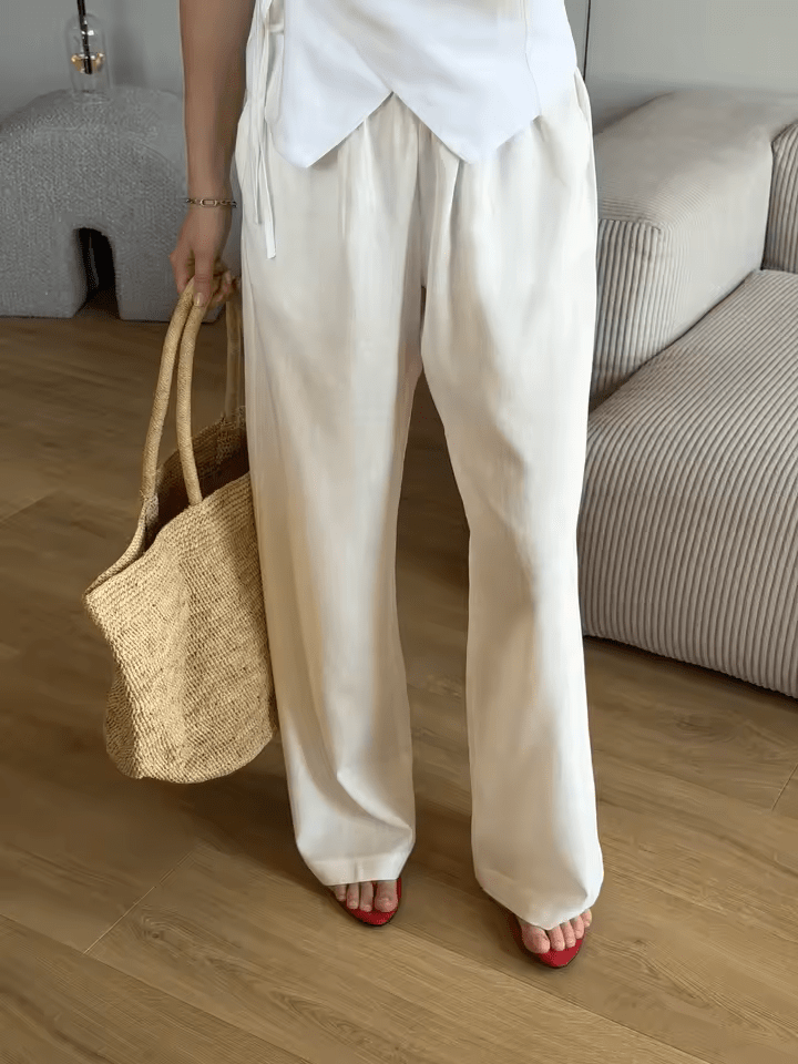 ZEYA - Vivienne Handwoven Rattan Tote