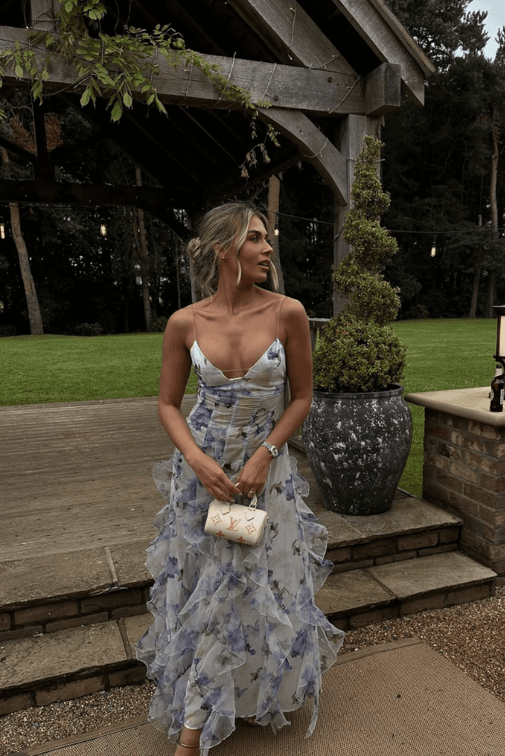 ZEYA - Winnie Floral Ruffle Maxi Dress