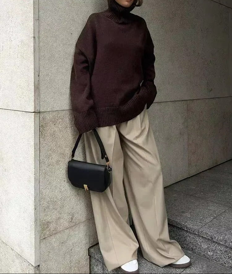 ZEYA - Zadie Oversized Turtleneck Sweater