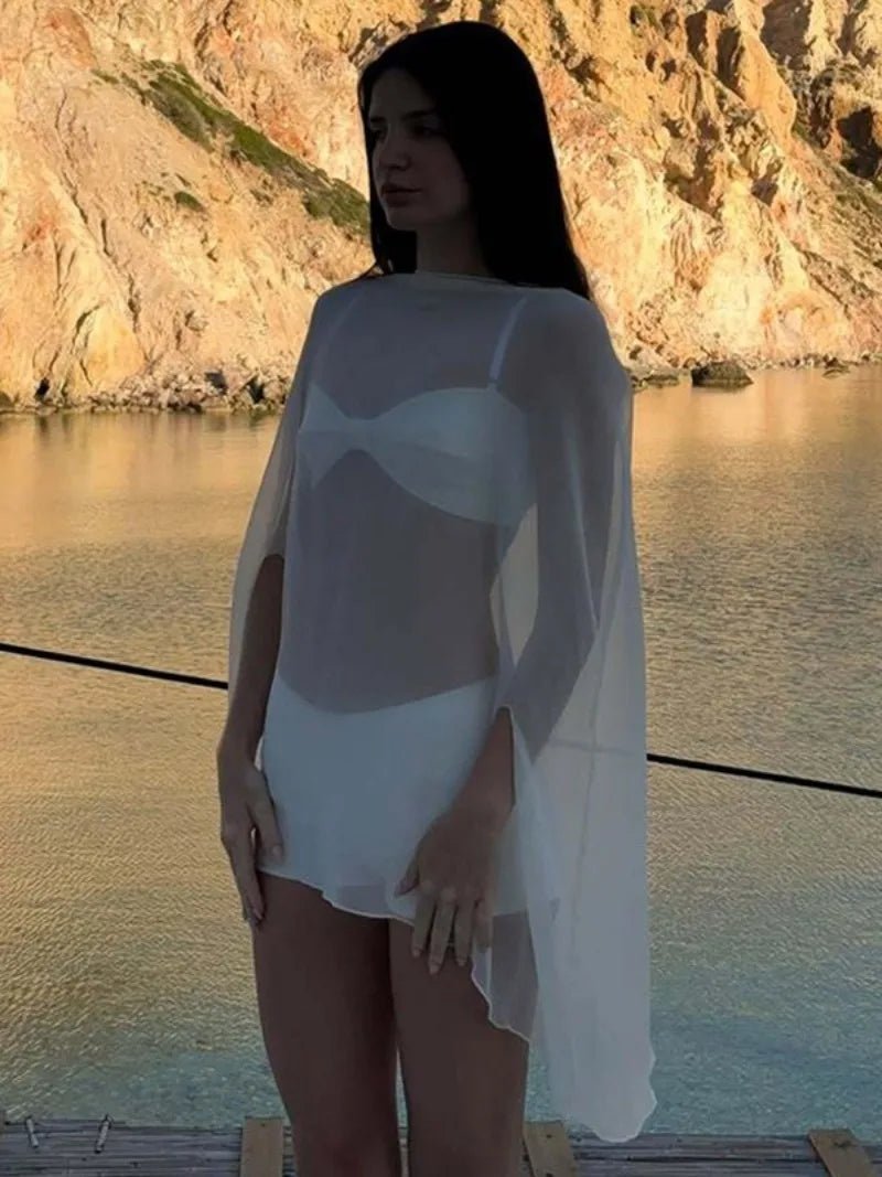 ZEYA - Zennie See-Through Long Sleeve Top